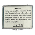 Sutter’s Fort State Historic Park Box Pyrite Chunks Fool’s Gold Souvenir