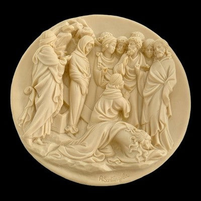 The Raising Of Lazarus Studio Dante Di Volteradici Collector Plate