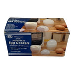 Chadwick Set of 2 Microwave Egg Cookers Vintage 1992 Kitchen Tool VG Cond