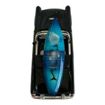 1955 Ford Thunderbird Black Die-Cast Model Car Dolphins Surfboard Rare