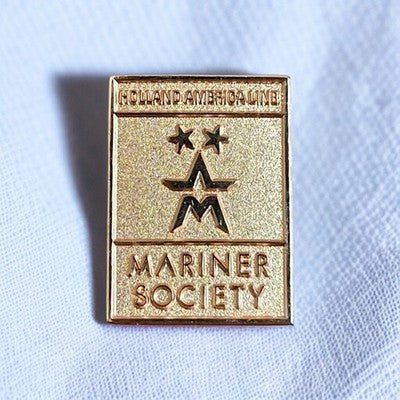 Holland America Line 2-Star Mariner Society Lapel Pin Loyalty Cruise Program