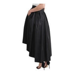 Joseph Ribkoff Black Taffeta Asymmetrical High Low Skirt Women’s Size 10 NWOT