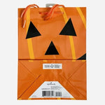 Hallmark Jack-O-Lantern Pumpkin Face Halloween Gift Bags Lot of 3 New