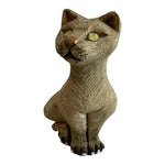 Artesania Rinconada Vintage 3.5” Siamese Cat Hand Crafted Pottery Uruguay Rare