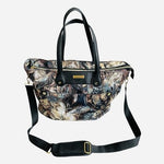 Adrienne Vittadini Large Travel Tote Bag Mystic Fantasy Print Shoulder Strap Bag