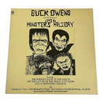 Buck Owens (It's A) Monsters' Holiday Vinyl LP Capitol 1974 Halloween Country VG