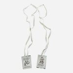 Sacred Heart Jesus & Immaculate Heart Mary Brown Scapular 100% Wool Set of 2 New