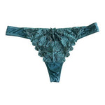 Victoria's Secret Vintage Floral Lace Bra Set Green 36D/L Underwire Lingerie