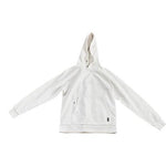 ASRV Men's White Tech-Terry Training Hoodie Water-Repellent Pullover Size XS VG