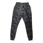 ASRV Men’s Grey Camo Tech Joggers Athletic Fit Zipper Pockets Size S