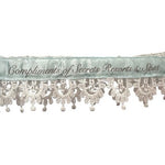 Secrets Resorts & Spas x Agent Provocateur Blue White Bridal Lace Garter NWOT