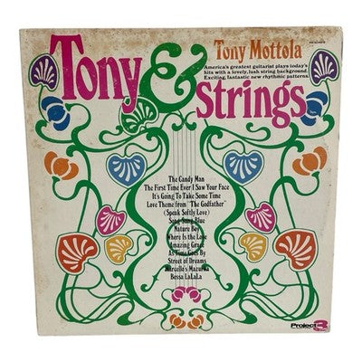 Tony Mottola – Tony & Strings 1972 Project 3 Records Jazz Pop LP VG+