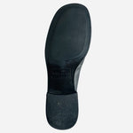 Liz Claiborne Villager Hilda Black Leather Slip-On Loafers Womens 6.5 Flats