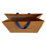 LOUIS VUITTON Authentic Large Gift Shopping Bag Orange Blue 15.75"x6.25"x13.25"