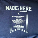 MADE HERE All American Navy Red Viscose Rayon Spandex Boxer Brief Mens Sz S New