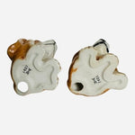 Dog Mate HOMCO Cute Puppies Sitting Puppy Dogs Statues Ceramic Beagles Sculpture