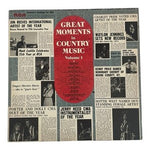 Great Moments In Country Music Vol 1 Vinyl LP RCA Records Waylon Dolly NM