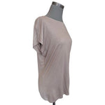 Lauren Ralph Lauren Sleeveless Top Shell Shimmer Metallic Champagne Size PM NWT