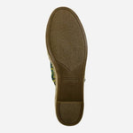 Marc Fisher Gift Palm Espadrille Mule Tropical Blue Green Womens Sz 5.5 NIB