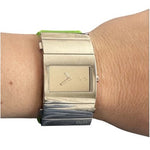 Dolce & Gabbana D&G Stainless Steel Watch Blue Leather Green Rubber Straps 3ATM