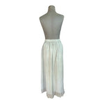 Kaaku Women's Light Green Boho Maxi Skirt 3X Cotton Floral Embroidery NWT