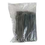 100 Pack 6" Galvanized Landscape Staples 11 Gauge Sod Stakes Ground Pins New