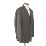 JOSEPH ABBOUD Nordstrom Wool Plaid Blazer Mens Suit Jacket Grey Brown 44 Regular
