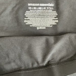 Amazon Essentials Womens Terry Panties Boyshorts Black Size Large Set of 5 NEW