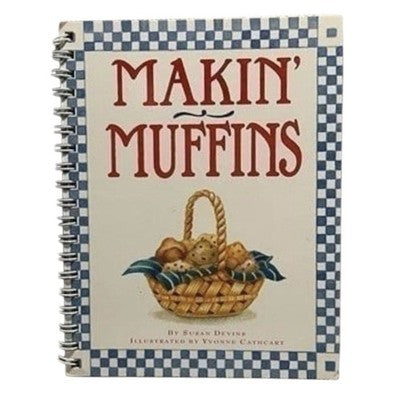 Vintage Susan Devins Makin Muffins Cookbook Mini Muffin Recipes Kids Adults 32pg