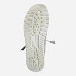 Hey Dude Wally Stretch Canvas Light Grey Casual Shoes Moccasins Men’s Size 11