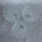 Mikasa Waterford Crystal Goblets Vintage Wine Glasses Set of 3 Excellent