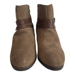 SONOMA Brown Suede Ankle Boots Booties Women's Size 8M