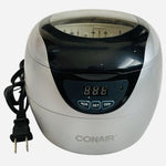 Conair JC35B Professional Digital Ultrasonic Jewelry Eyeglass Cleaner Silver VG