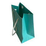 Authentic Tiffany & Co Turquoise Gift Bag Small Shopping Bag 5"x3"x6"