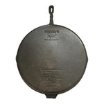 Vintage Wagner's Large Black Cast Iron Grill Pan Skillet Baker 20"x14" Cookware