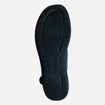 ECCO Biom Life Mary Jane Black Leather Hook Loop Comfort Flats Women Sz 9 /40 G+