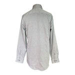 Marc Anthony Men’s Slim Fit Dress Shirt Gray Diamond Pattern Size 15 32-33