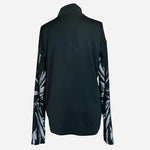 Nike Dri-FIT Element Flash Women's 1/4 Zip Running Pullover Size M Black VG