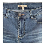 CAbi 764 Women's Cropped Jeans Size 6 Medium Wash Blue Stretch Denim Excellent