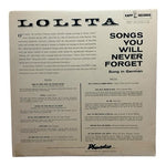 Lolita Songs You Will Never Forget Vinyl LP 1961 Kapp Records KS-3229 German