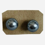 Silver Blue Pearl Stud Earrings Women’s NWOT