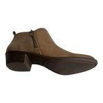 Lucky Brand Women's Basel Leather Ankle Booties 5.5 (EU 36) Tan Toffee NIB