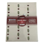 Geographics Christmas Mailing Labels Ribbons 'n Holly 90 Count New Sealed