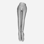 Inflatable Female Half Body Legs Mannequin PVC Stocking Legging Display 46" VG