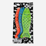 Dive and Catch Fish Multi Color Plastic Pool Toys 3 Pack 20/30/40 NIP