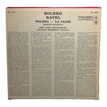 LP Maurice Ravel - Bolero · La Valse · Rapsodie Espagnole Vinyl Record