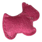 Felt Scottie Dog Rhinestone Padded Patch Applique Pink Craft New 1 Pc Handmade