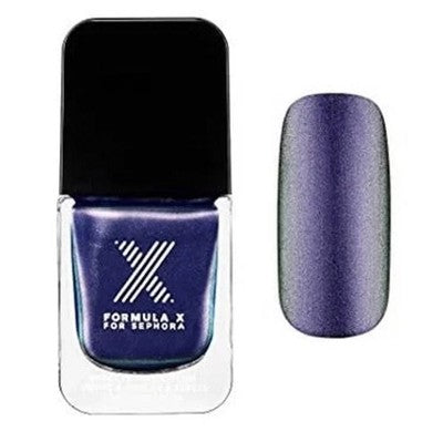 Sephora Formula X Nail Polish INFAMOUS Top Nail Lacquer Violet Blue New