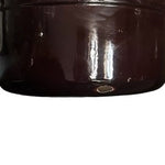 Vintage Wolfgang Puck Black Enameled Cast Iron Dutch Oven 7" Casserole Pot Lid