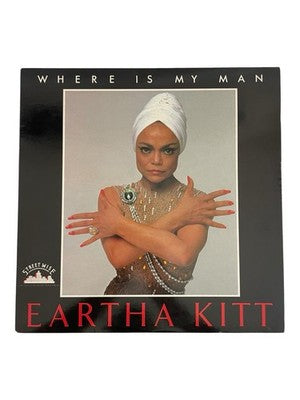 Eartha Kitt Where Is My Man LP 1984 Streetwise Records SWRL 2217 NM  Rare